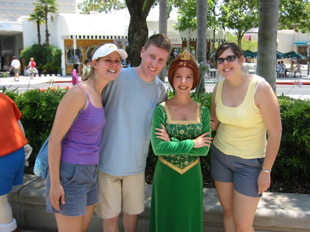 Jess, Scott, Princess Fiona and Jo
